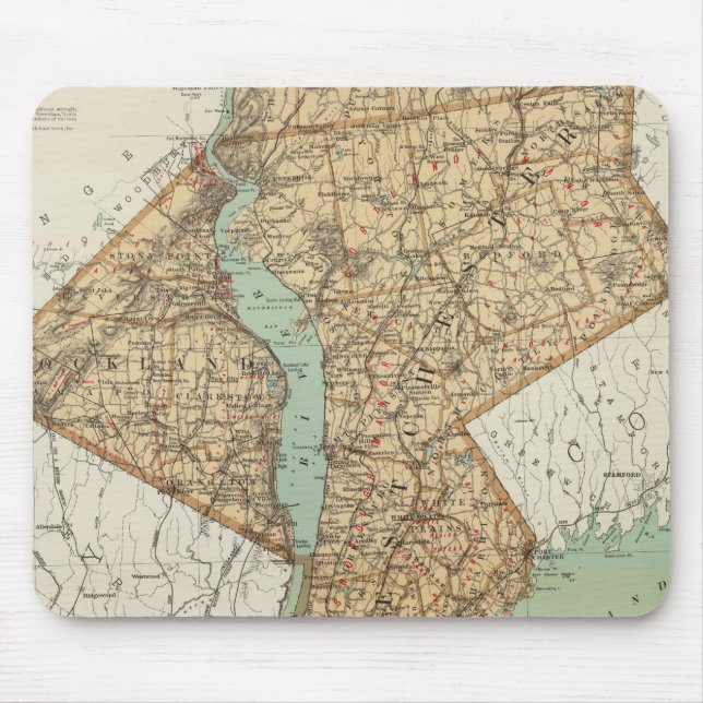 Mousepad NY, Reis, Queens, Richmond, Rockland (Frente)