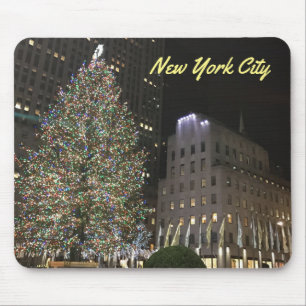 Mousepad NYC New York Natal Tree Rockefeller Center