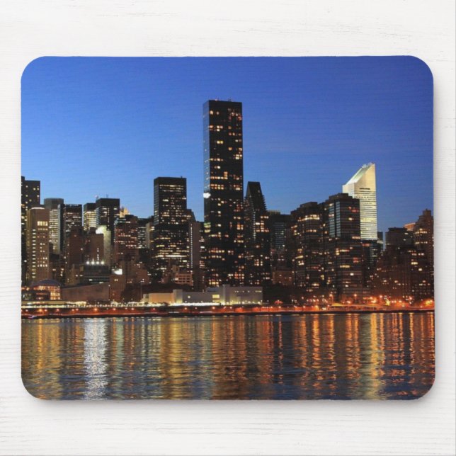 Mousepad NYC Nova Iorque Manhattan Night (Frente)