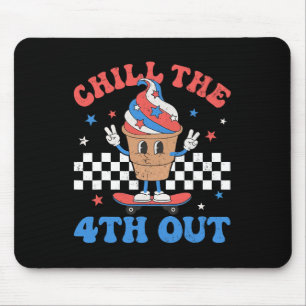 Mousepad O 4º Retro Patriótico Sorvete Quatro De Ju