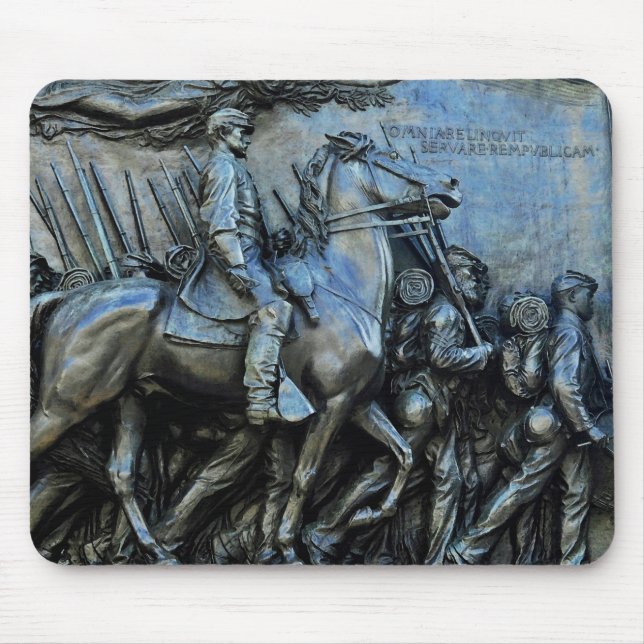 Mousepad O 54th regimento de infantaria voluntário de (Frente)