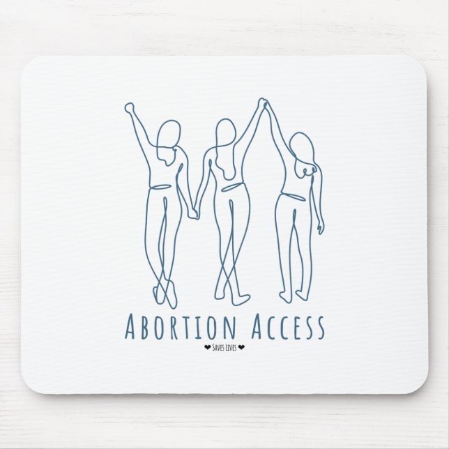 Mousepad O Acesso ao Aborto Salva Vidas (Frente)