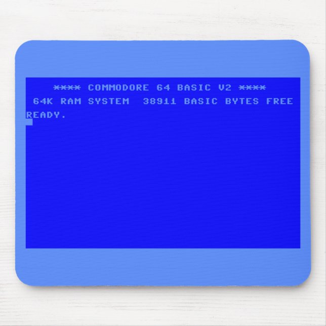 Mousepad O Acessório Perfeito Do Comodore 64 Amantes (Frente)