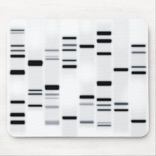 Mousepad O ADN codifica o preto da arte no branco