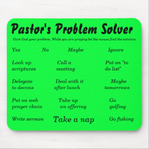 Mousepad O agente de resolução de problemas do pastor, d