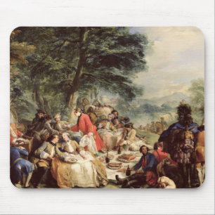 Mousepad O almoço da caça, 1737