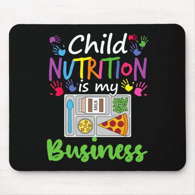Mousepad O Almoço De Café, Lady Nutrição Infantil, É Meu Ne (Frente)