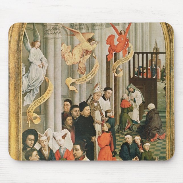 Mousepad O Altarpiece de sete sacramentos (Frente)