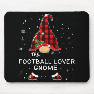 Mousepad O amante de futebol Gnomo Festa de Natal