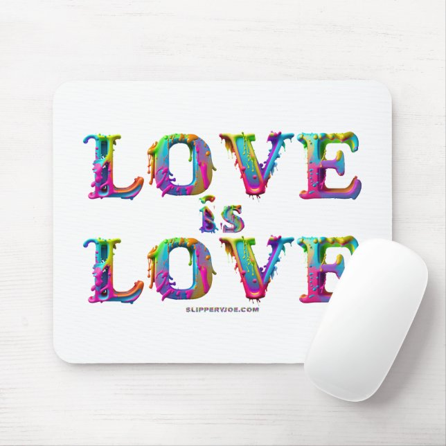 Mousepad O amor de SlipperyJoe é amor derretendo dinâmica (Com mouse)