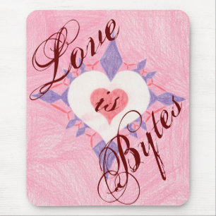 Mousepad O amor é. . .