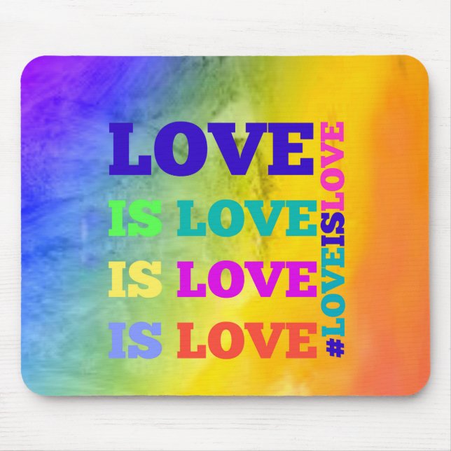 Mousepad O amor é amor é tapete do rato do amor (Frente)