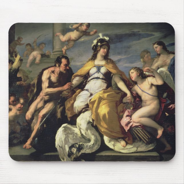 Mousepad O amor e os vícios desarmam o julgamento (Frente)