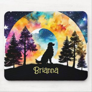 Mousepad O amor é um cão à sua espera *Personalize*