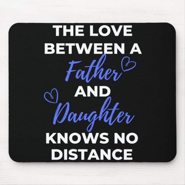 Mousepad O Amor Entre Pai E Filha (Frente)