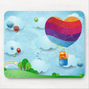 Mousepad O amor está no ar