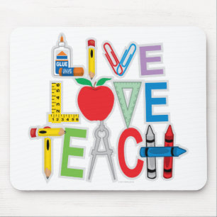 Mousepad O amor vivo ensina