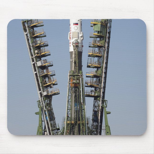 Mousepad O andaime de lançamento é colocado no lugar (Frente)