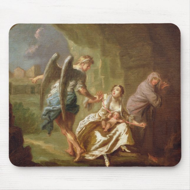 Mousepad O anjo do compaixão, c.1746 (óleo em canvas) (Frente)
