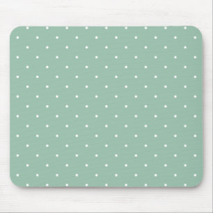 Mousepad O anos 50 denomina bolinhas esmaecidas do verde de