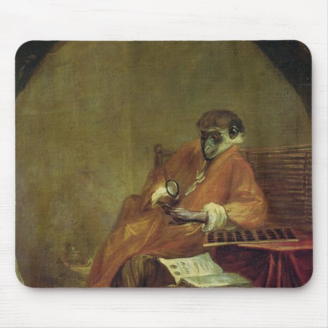 Mousepad O Antiquarian do macaco, 1740 (Frente)