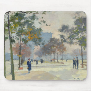 Mousepad O Arco do Triunfo no outono, Paris
