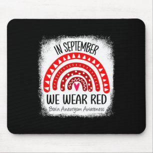 Mousepad O Arco-Íris Em Setembro Veste Aneurismo Do Cérebro