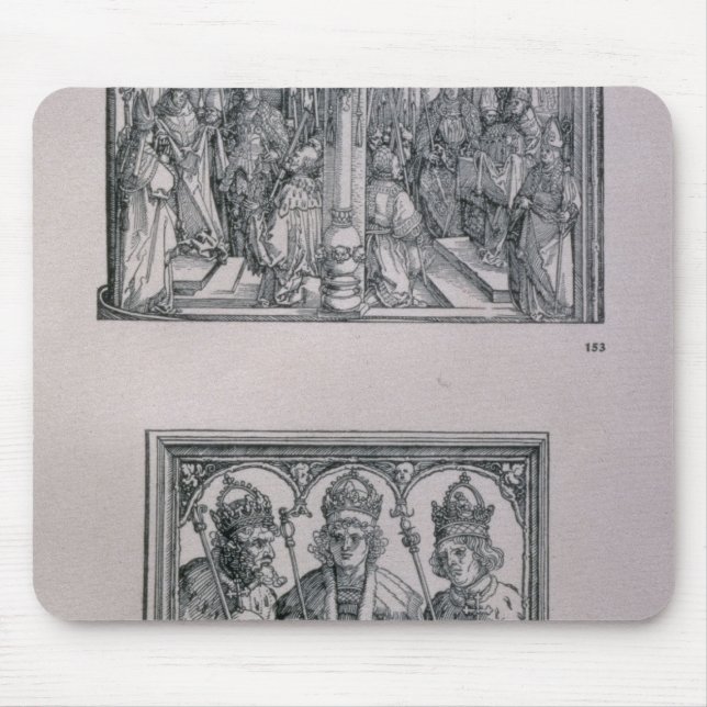 Mousepad O arco triunfal do imperador Maximilian mim (Frente)