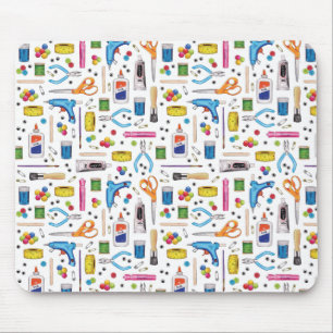 Mousepad O artesanato bonito fornece o teste padrão