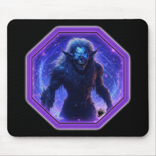 Mousepad O Aswang Emerge de um Portal Estelar