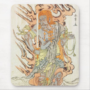 Mousepad O ator Ichikawa Danjuro V como uma imagem de pedra