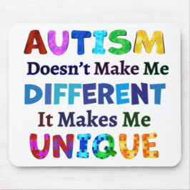 MOUSEPAD O AUTISM ME TORNA ÚNICO