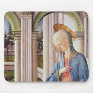 Mousepad O aviso, detalhe da Virgem Maria