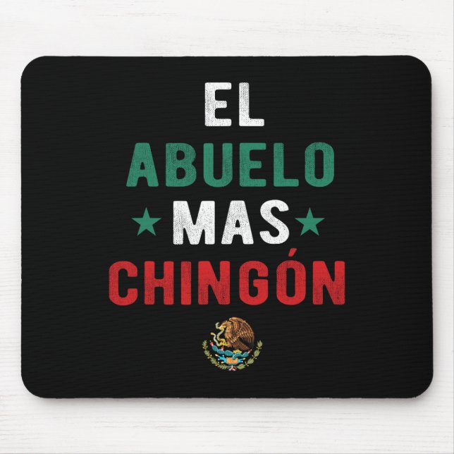 Mousepad O Avô Mais Chingon Dia dos Professores de Espanhol (Frente)