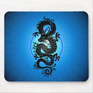 Mousepad O azul estourou o dragão chinês