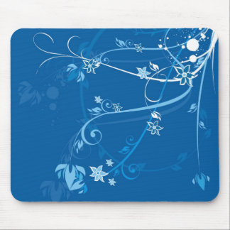 Mousepad O azul floresce a camisa