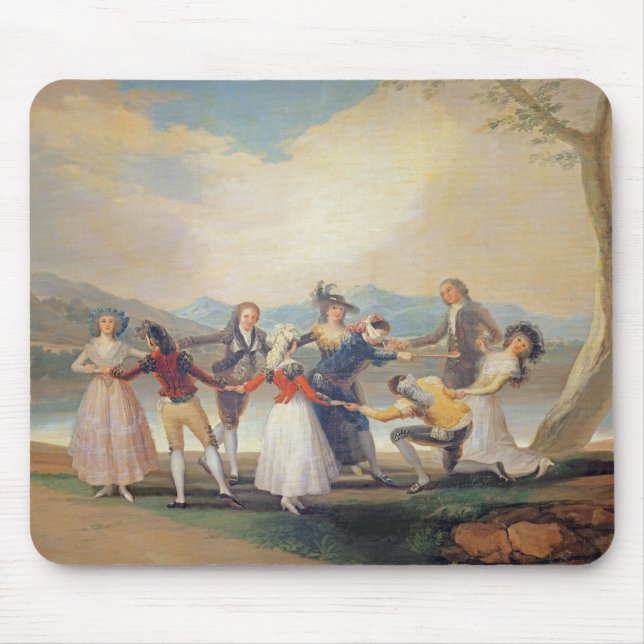 Mousepad O B de homem cego de Francisco Jose de Goya y (Frente)