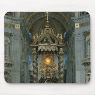 Mousepad O Baldacchino, o altar alto e a cadeira