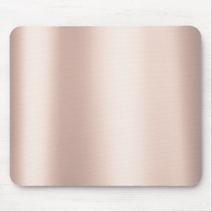 Mousepad O balé perolado do rosa do rosa cora ouro metáli