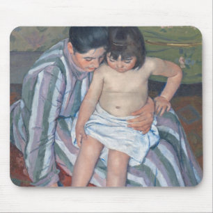 Mousepad O banho da criança, 1893 (óleo em canvas)