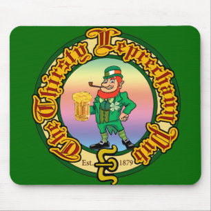 Mousepad O bar sedento do Leprechaun