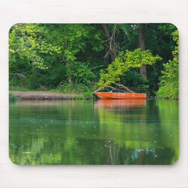 Mousepad O Barco Laranja (Frente)