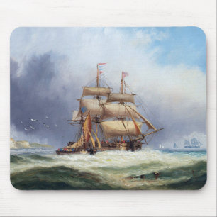 Mousepad O barco piloto da Ilha de Wright, 1887