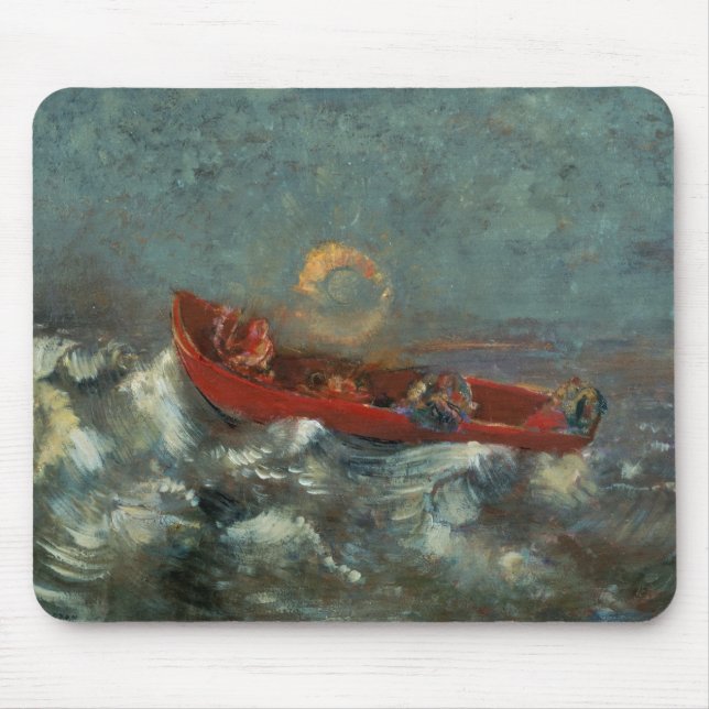 Mousepad O Barco vermelho, 1905 (Frente)