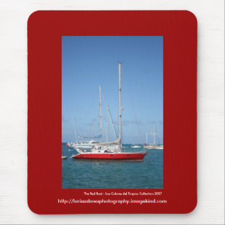Mousepad O barco vermelho - personalizado