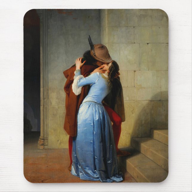 Mousepad O Beijo Francesco Hayez (Frente)
