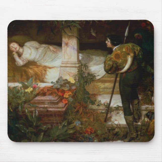 Mousepad O Bela Adormecida (Príncipe Encantado e Sua Prince (Frente)