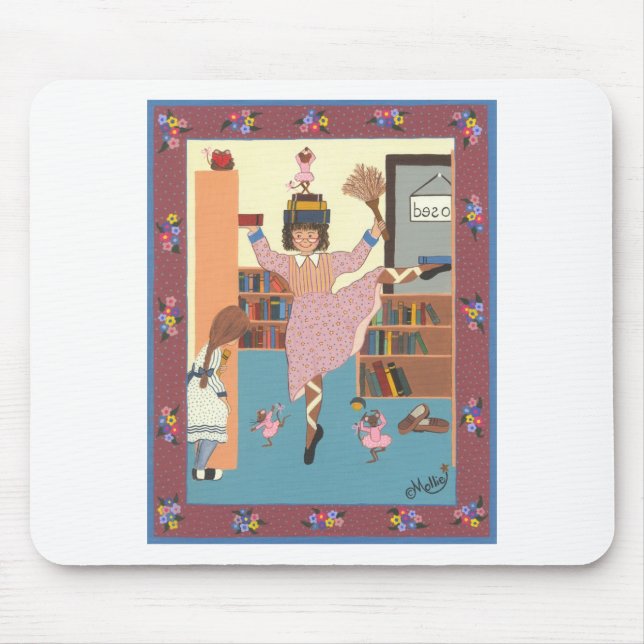 Mousepad O bibliotecário da dança (Frente)
