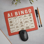 Mousepad O Bingo AI<br><div class="desc">Procurando o dom perfeito do escritório que traz diversão (e um toque de competição amigável) para reuniões tediosas? Não olhe mais... nosso Al Buzzword Bingo Mousepad transforma todas as conferências cheias de jargão em um divertido jogo de bingo mental! O plano de fundo vermelho-coral ocular mostra uma grade de bingo...</div>