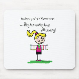 Mousepad O Bling do corredor